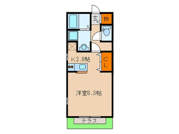 ペアム－ルＡ棟の物件間取画像